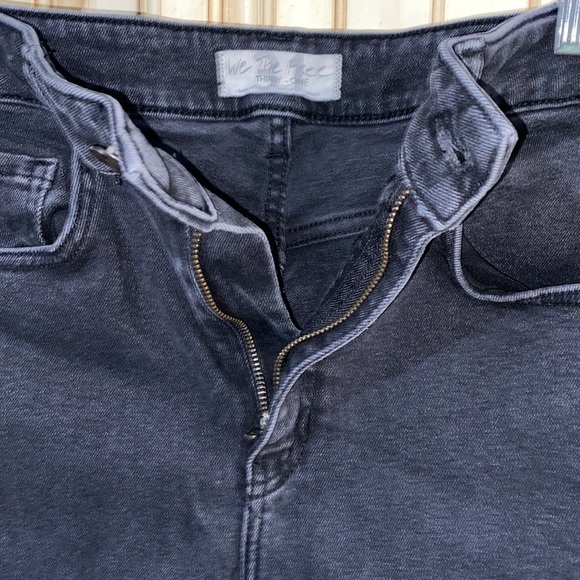 We the Free High Rise Raw Hem Skinny Jeans Black - Picture 7 of 12